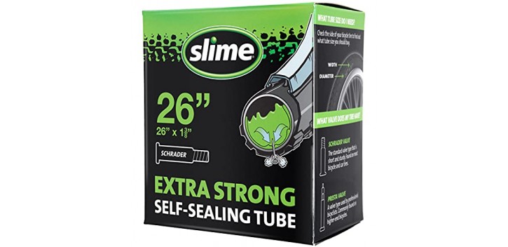 SLIME CHAMBRE A AIR 26X1,75/2,125 AVEC LIQUIDE ANTI-CREVAISON SCHRADER